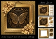 Picture Perfect - Gold Art Nouveau - Butterfly
