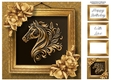 Picture Perfect - Gold Art Nouveau - Horse 8x8