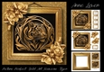 Picture Perfect - Gold Art Nouveau - Tiger