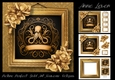 Picture Perfect - Gold Art Nouveau - Octopus