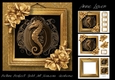 Picture Perfect - Gold Art Nouveau - Seahorse
