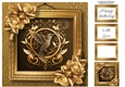 Picture Perfect - Gold Art Nouveau - Hummingbird 8x8