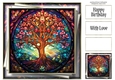 Stained Glass Tree Of Life 7