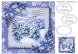 The Christmas Stamp - Winter Scene 1 8x8