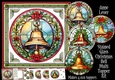 Stained Glass Christmas Bell Multi Topper Kit