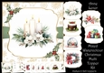 Mixed Watercolour Christmas Multi Topper Kit
