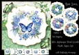 Blue hydrangea Floral Wreath Multi Topper Kit