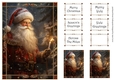 Majestic Father Christmas 6 Simple A5