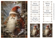 Majestic Father Christmas 8 Simple A5