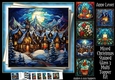 Mixed Christmas Stained Glass 3 Multi Topper Kit