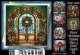 Mixed Christmas Stained Glass 4 Multi Topper Kit