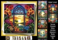 Serene Stained Glass Garden Sunrise 1 Multi Topper Kit