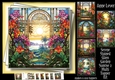 Serene Stained Glass Garden Sunrise 2 Multi Topper Kit