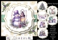 Mixed Vintage Purple Christmas Multi Topper Kit