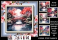 Beautiful Japanese Midnight Garden Multi Topper Kit