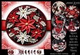 Mixed Black & Red 3D Quilling Christmas Multi Topper Kit