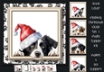 Peeking Christmas Dog Set 1 Multi Topper Kit