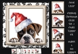 Peeking Christmas Dog Set 2 Multi Topper Kit