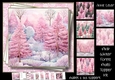 Pink Winter Forest Multi Topper Kit