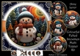 Colourful Felted Snowman Multi Topper Kit