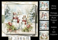 Vintage Snowmen Multi Topper Kit
