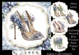 Stunning Shoes & Blue Flowers Multi Topper Kit