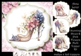 Stunning Shoes & Pink Flowers Multi Topper Kit