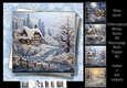 Embroidered Winter Scene No Flowers (request)