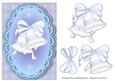 Blue Christmas Snowflake Bells