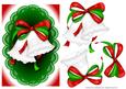 Christmas Bells Red, Green & White