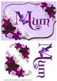 Mum - Floral with Butterfly