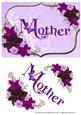 Mother - Floral with Butterfly