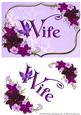 Wife - Floral with Butterfly