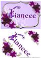 Fiancee - Floral with Butterfly