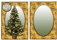 Gold Christmas Tree Topper & Frame