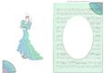 Fan & Flamenco with Sheet Music Frame - Mint - Insert