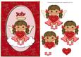 Birthstone Angel - July - Ruby - Red