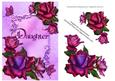 Daughter - with Beautiful Roses + Decoupage