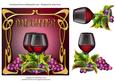 Art Nouveau Red Wine - Daughter - More Available
