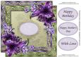 Double Satin Square & Dark Shadows Lilies
