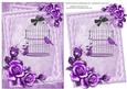 Birdcage & Roses in Purple