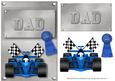Blue Formula 1 Racing Dad Topper