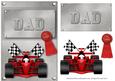 Red Formula 1 Racing Dad Topper