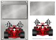 Red Formula 1 Racing Blank Topper