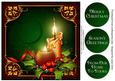 Traditional Christmas Candles - Green