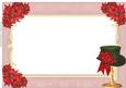 Red Poinsettia Christmas Hat & Stand - Insert
