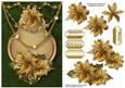 Golden Poinsettias Christmas - Green