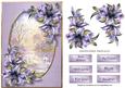 Watercolour Frosty Morning with Lilies & Decoupage