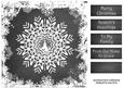 The Christmas Snowflake in Monochrome