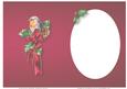 Christmas Robin & Holly Insert